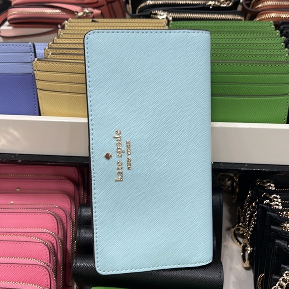 Kate Spade Madison Large Slim Bifold Wallet
Blue Glow 
NWT - Picture 14 of 16